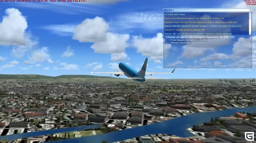 flight simulator x aceleration